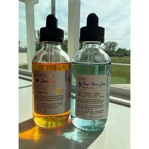 Aminnah‎ Sunkissed Vitamin C Serum & Tansy Moon Glow Facial Oil Set 4oz Each NEW